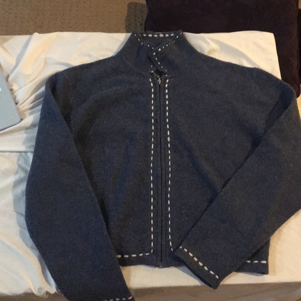 wool zip up